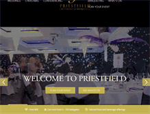 Tablet Screenshot of priestfield.com